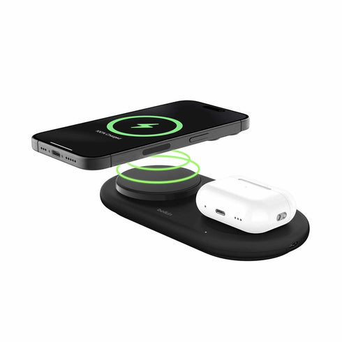 Belkin Qi2 2-in-1 Pad with 5W USB-C Port WIZ021ttBKCA